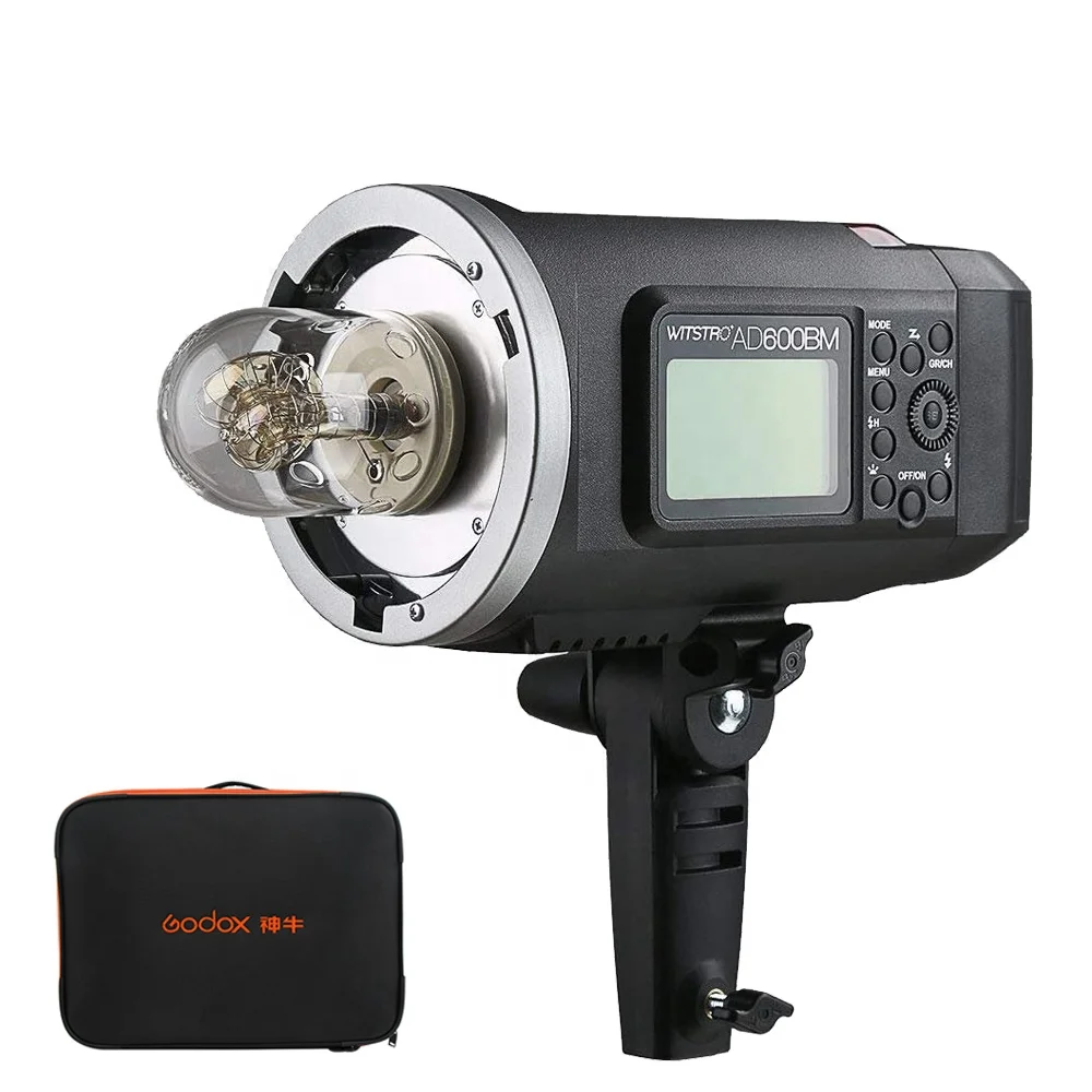 

inlighttech Godox Wistro AD600BM Bowens Mount HSS 1/8000s Outdoor Flash with 2.4G X System Build-in 8700mAh Li-on Battery Free B