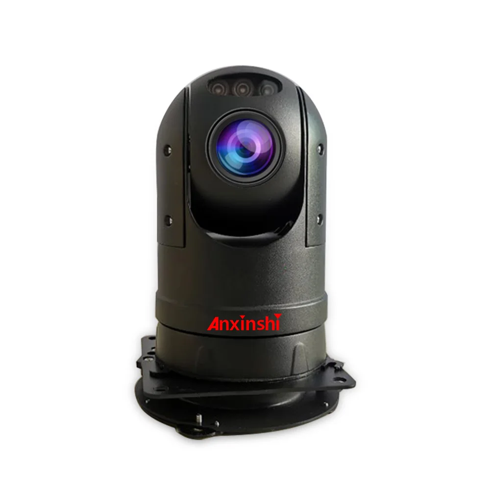 

4K 30X Starlight Vehicle IR PTZ Camera H.265 HD IP Vehicle Mounted PTZ Camera Sony IMX415 Vehicle Mounted Infrared Camera