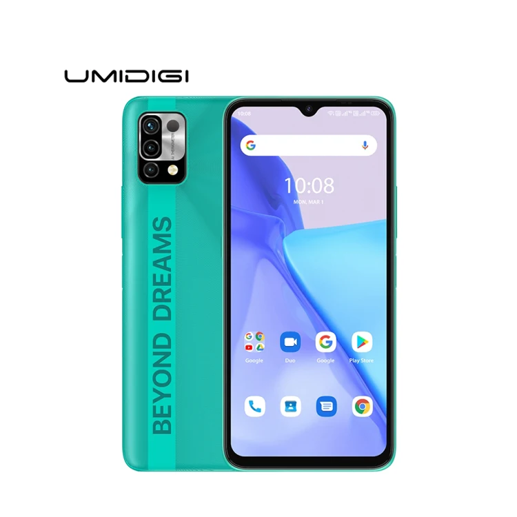 

Android 11 Smartphone UMIDIGI Power 5 Phone 6150mAh Battery Triple Back Cameras, 4GB+128GB