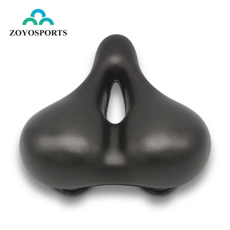 

ZOYOSPORTS Wider Shock Absorbing Hollow Bicycle Saddle Silicone Cushion Soft Mtb Cycling Road Mountain Bike Seat, Black,or as your request