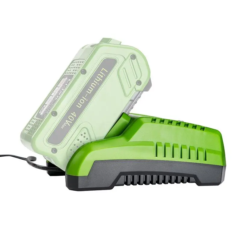 

Greenworks 40V Charger Original Replacement for GMAX 40V Lithium Battery G40B4 G40B6 No Self Discharge Fast Charging