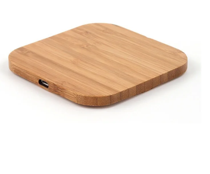 

wooden bamboo wood wireless charger 5w 10w Fast Charging wooden charger charging station for apple