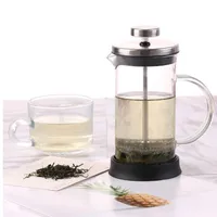 

custom Quality Assured Glass Tea Pot Coffee Maker French Press