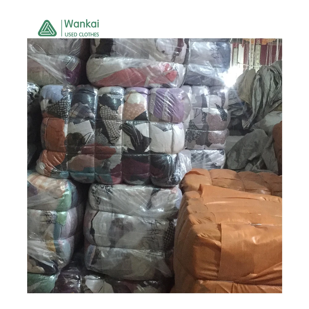 

Wankai Apparel Manufacture Second Hand Clothing Mixed Bales, fashion Rtw Clothes Bundle, Mixed color