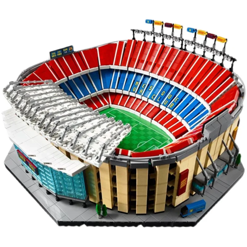 

65001 New Ideas CampNou FC Barcelona Football Field 10284 Building model 5509pcs Model Version of The Iconic Soccer Stadium