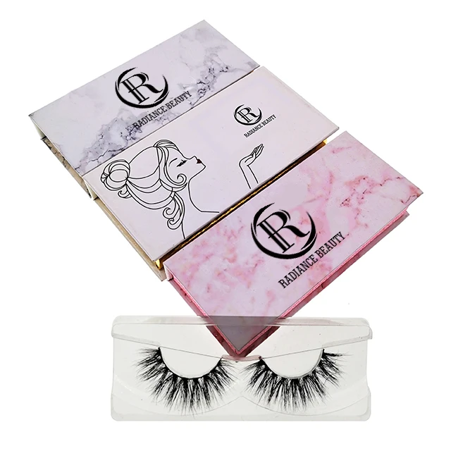 

Newest style high quality private label eyelash vendor customized boxes, Natural color