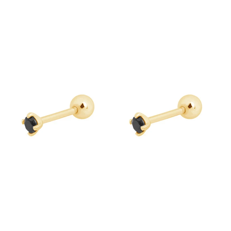 

925 Sterling Silver Cubic Zircon Rose Gold Plated Tiny Stud Earrings Wholesale Stud Earrings