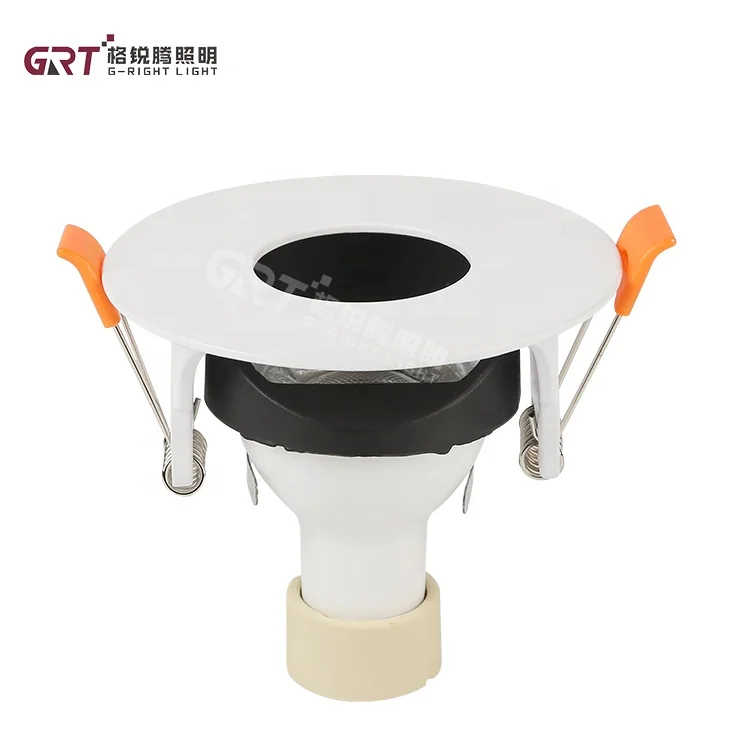 High quality detachable cob smd chip white brushed chrome surface mounted downlight