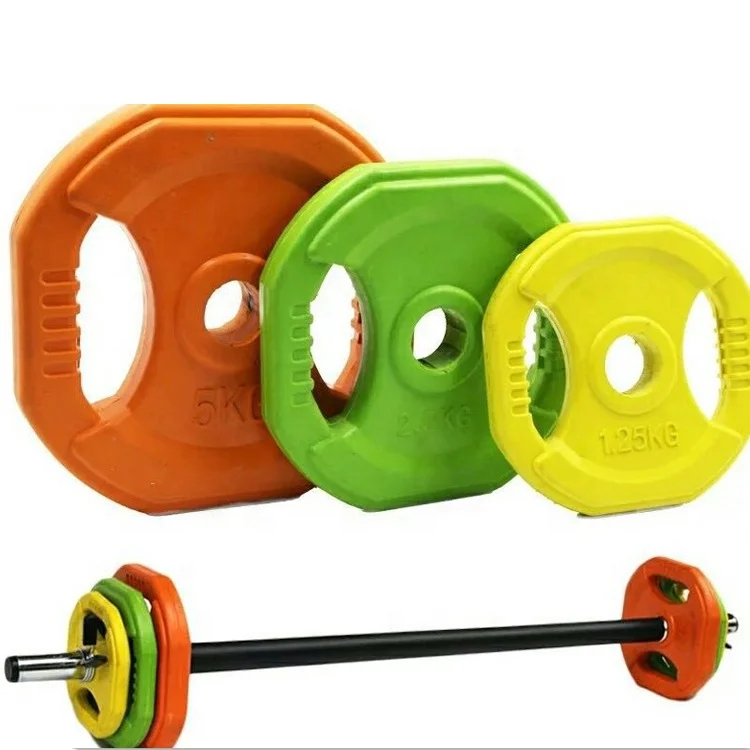 

20kg weightlifting adjustable weights Pump barbell set, Customized color
