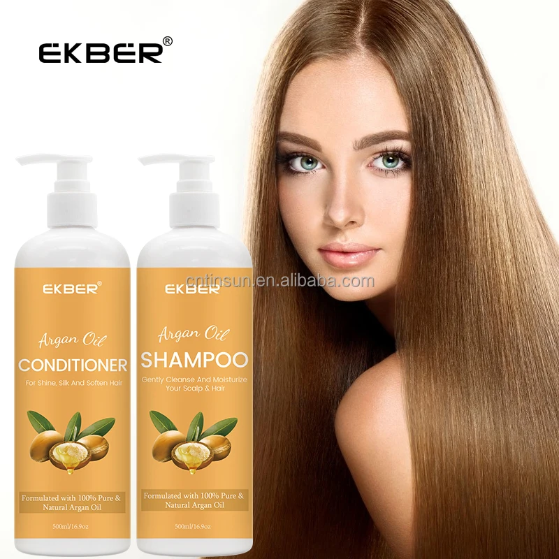 

High Quality Private Label Organic Argan Oil Nourishing Refreshing Reduce Itchy Scalp Hair Shampoo and Conditioner