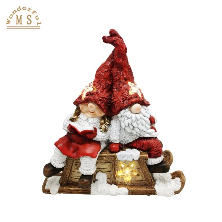 Hot Selling Christmas garden sign with Welcome  and outdoor lawn decoration novel fiberglass snowman and Santa Claus decoration