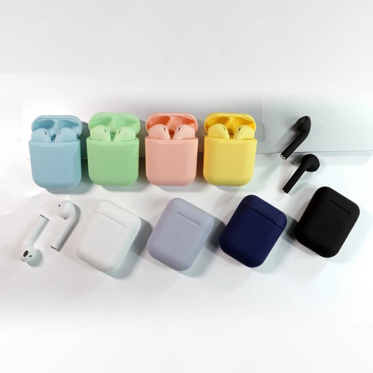 
2020 Bluetooth Earphones Earbuds Headphone Ear pods Air 2 Pods Macaron Inpods i12 TWS 