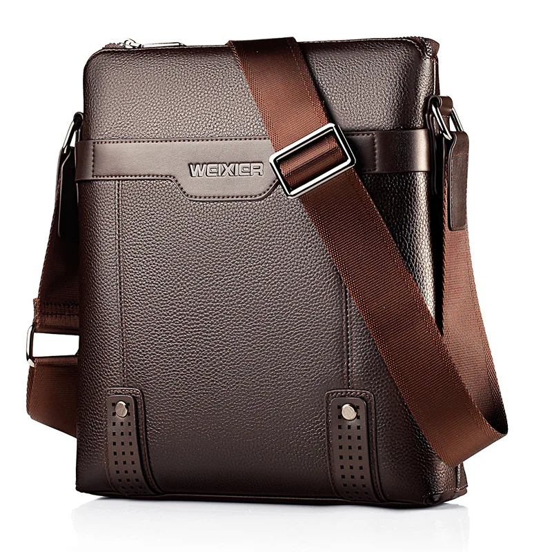 New Mens Casual Office Bag Leather Bags Men Shoulder Bag