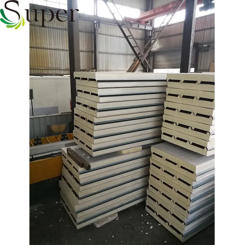 
High Quality 150mm PU Sandwich Panel With Cheap Price 