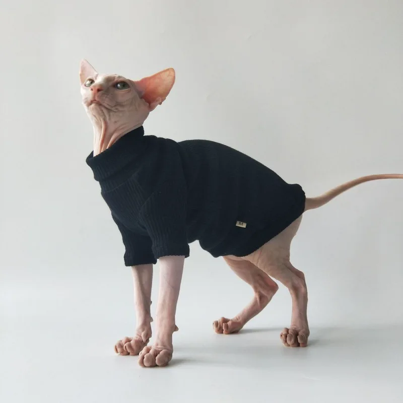 

Wholesale Factory Fashion Cat Clothes Hairless Cotton Comfortable for Sphynx Cat Clothes, Show as the picture