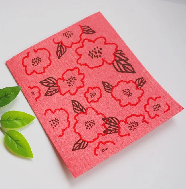 

Natural reusable Eco Swedish dishcloths Cellulose Sponge Cleaning Cloths Dish Cloth Hand Towel celulose sponge cloth, Customized