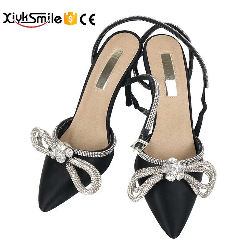 

Black classic sandals non-slip design Hepburn elegant sexy dress shoes women's shoes