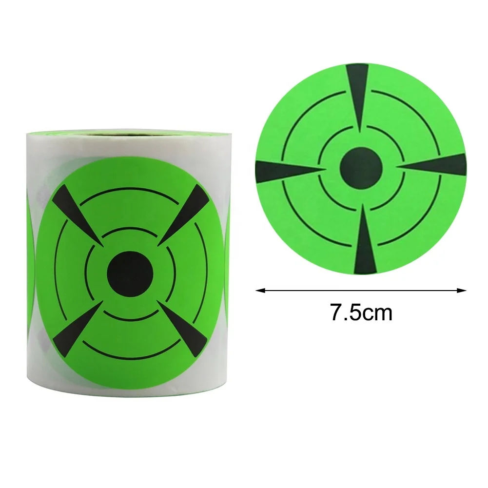 

TY Shooting Exercises Stickers Set Splatter Target 7.5 cm Shooting Target Stickers Shooting Training Supplies, Picture