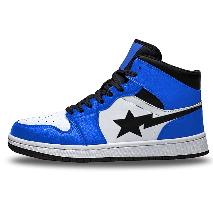 

Custom Design Logo Zapatos Sneaker Manufacturer Factory Shoes 2021 White Designer Leather Oem High Top Men's Fashion Sneakers, Pantone color is available