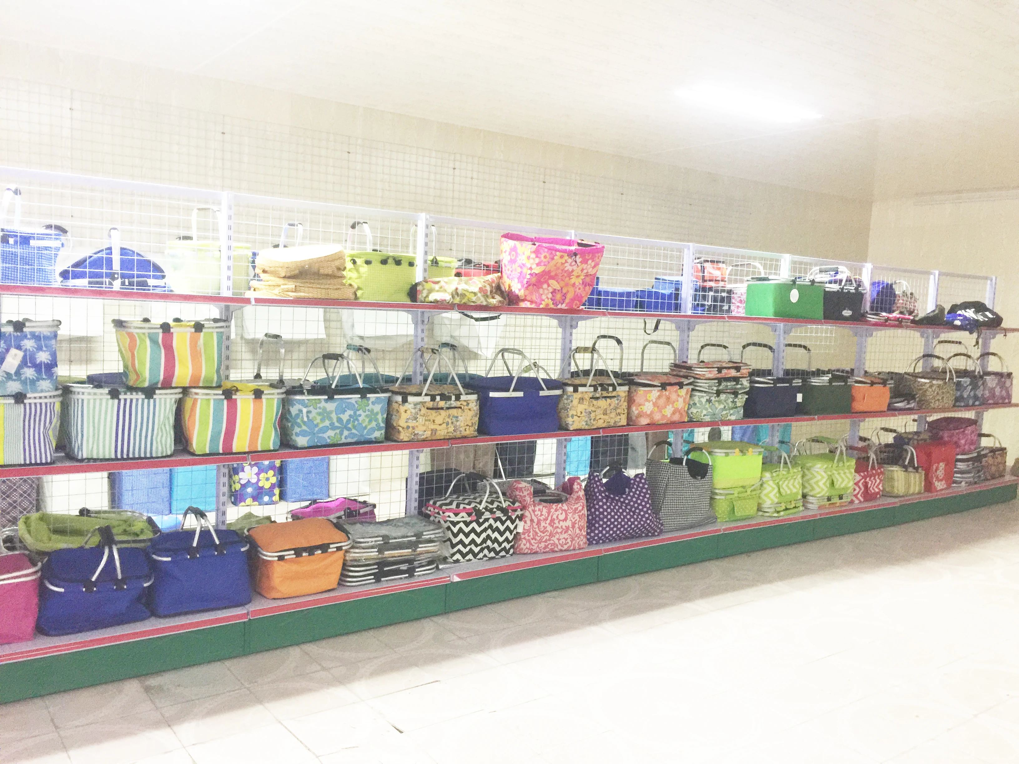 
aluminium foldable shopping basket Small folding canvas shopping basket for sale shopping hand basket 
