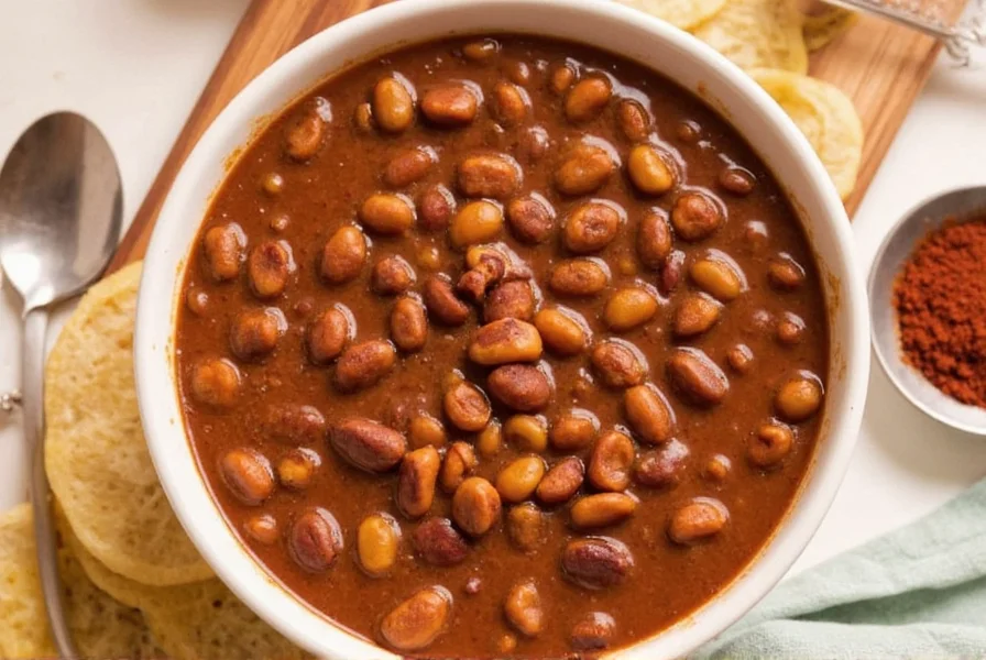 Serving Bowl of Chili