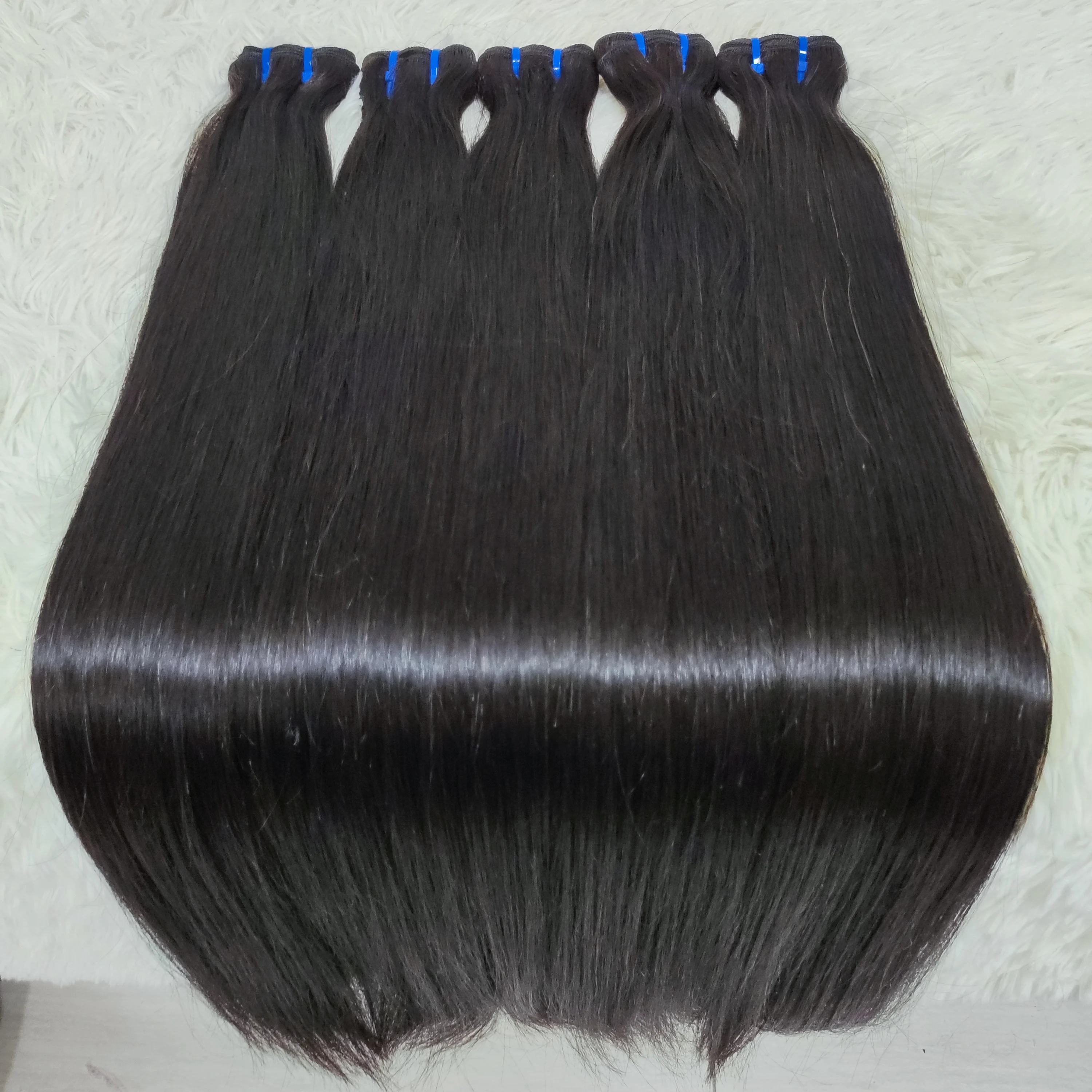 

Letsfly factory price 11A vienamien super double drawn human Hair Bundles 100gram straight Vietnam hair extension free shipping