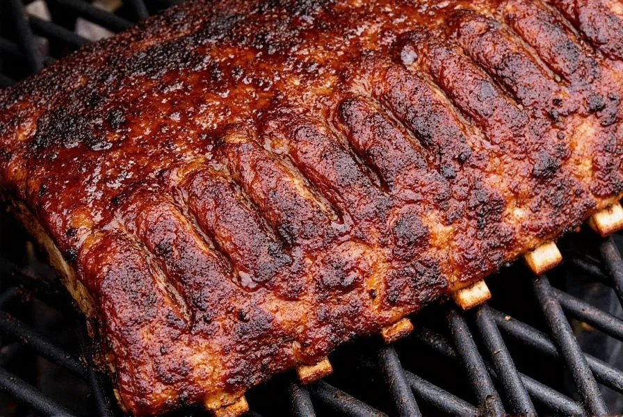 Thermometer in meat