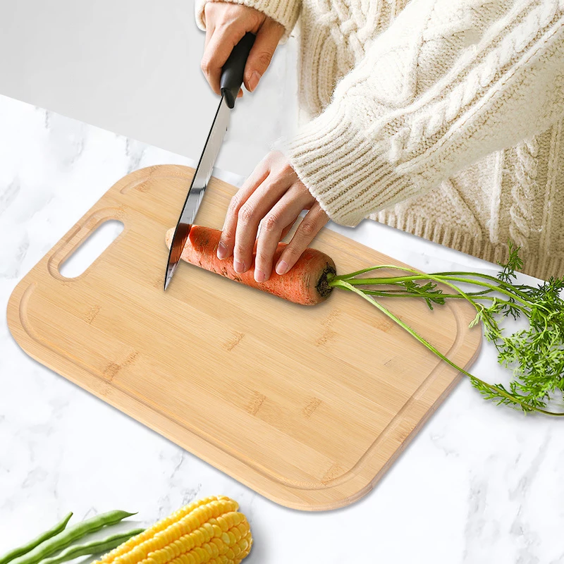 

CL443 Wooden Vegetable Fruits Kitchen Chopping Board Bamboo Meat Cutting Board Outdoor Camping Food Cutting Board