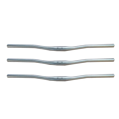

High Strength  Titanium Alloy Bicycle Handlebar Suitable For Mountain Bikes And Road Bikes, Silver