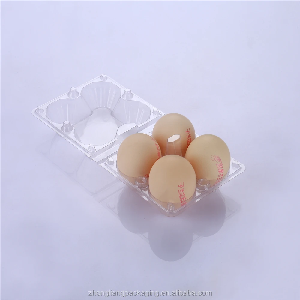 
Disposable plastic egg tray 4 silly earth egg box gift package transparent buckle belt cover medium 