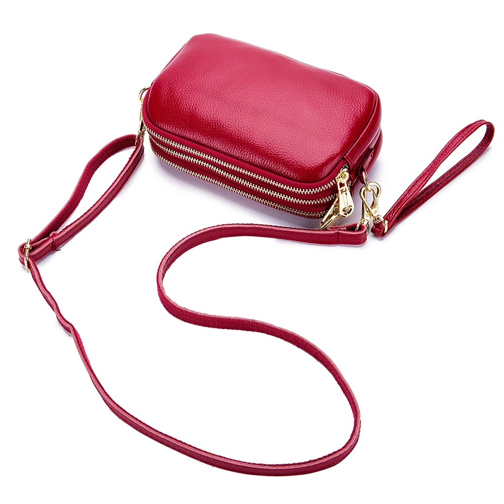 

First layer leather simple Women classic Crossbody bag designer mini fashion ladies shoulder bags