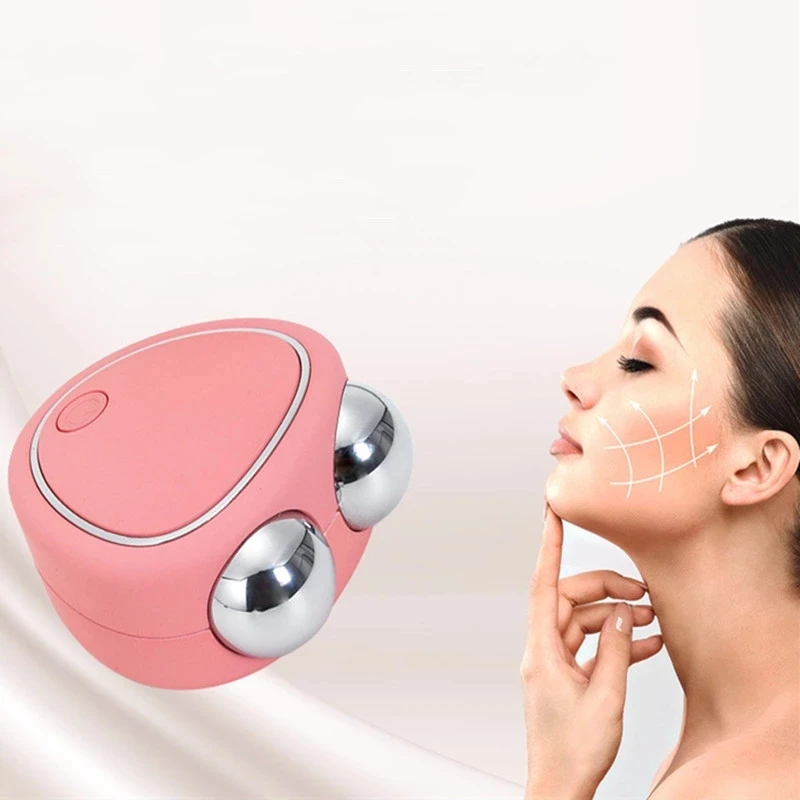 

Microcurrent Roller Face Lifting Massager With Usb Anti Lift Beauty Care Device Tightening Skin USB Charging