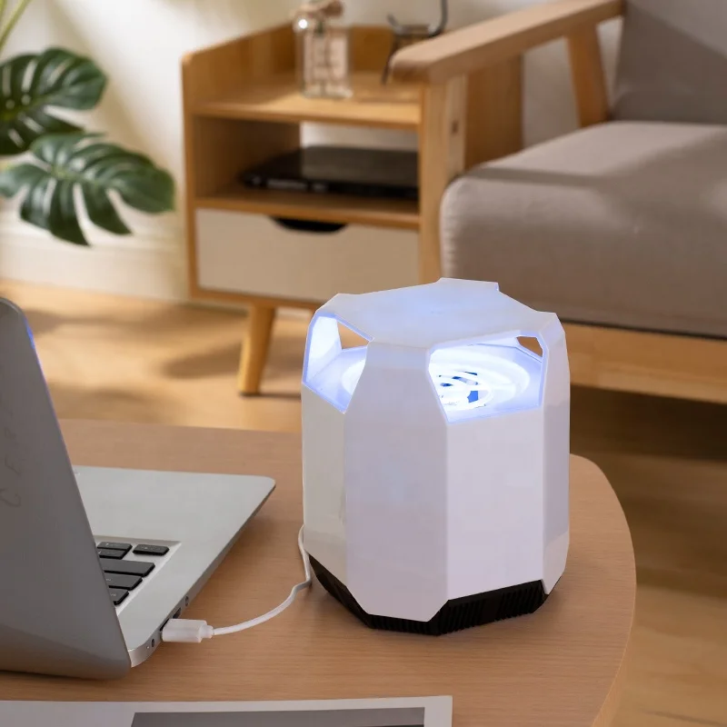 

High Quality USB Plastic Mosquito Repeller Trap Insert Anti Mosquito Killing Lamp, White