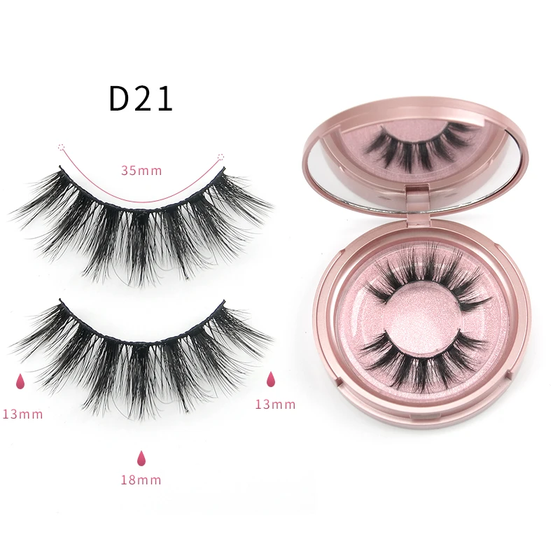 

High quality most popular 3d silk magnetic eyelash with magnetic eyeliner set, Black color