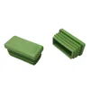4" x 2" ( 100 x 50 MM) Snap In Rectangular Cap Plugs Rod Fencing Post Cap Slide Inserts
