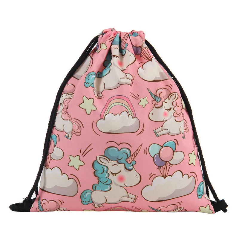 

Wholesale High Quality Drawstring Backpack Bag Waterproof Polyester Cute Bag Gift Drawstring Bag, Pink