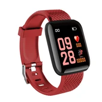 

Christmas Gift 116 plus Healthy Blood Pressure Heart Rate Monitor Sport Fitness Tracker D13 Smart Bracelet Watch for ios android