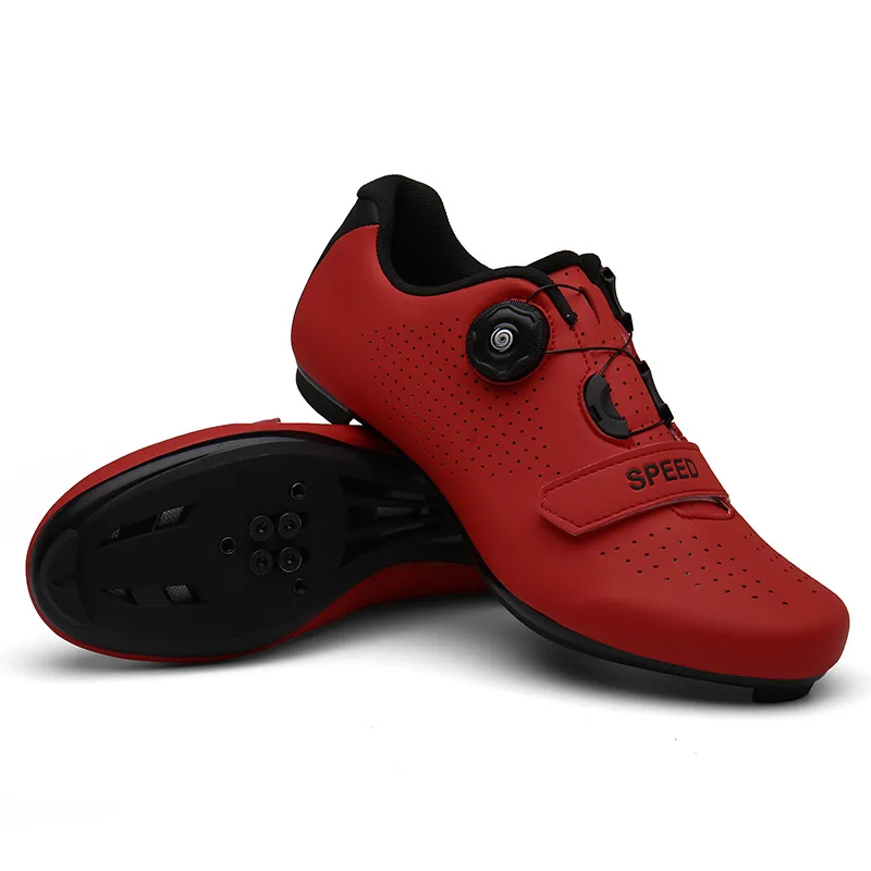 

Roadbike Unisex Racing Upline Speed Look Cleat System Off Road Bike Zapatillas De Ciclismo Cycling Shoes, 4colors