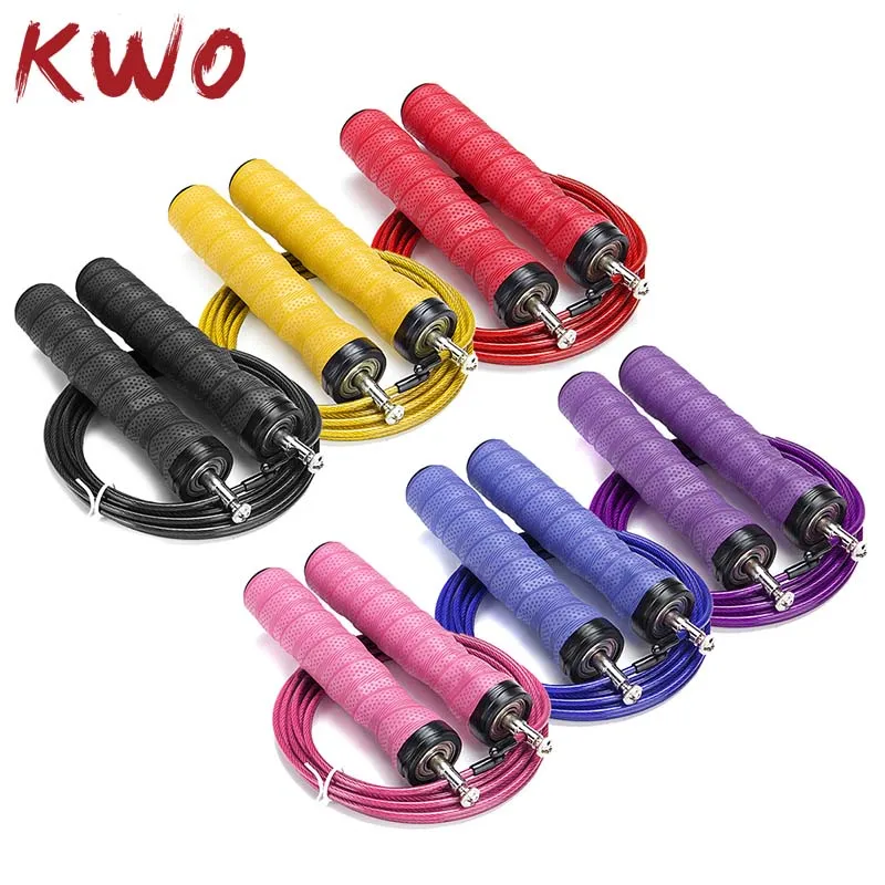 

Fitness Sport Exercise OEM Long Handle Workout Custom Logo Power Weighted Speed Sweatband Adjustable Heavy Skipping Jump Rope, Customized color