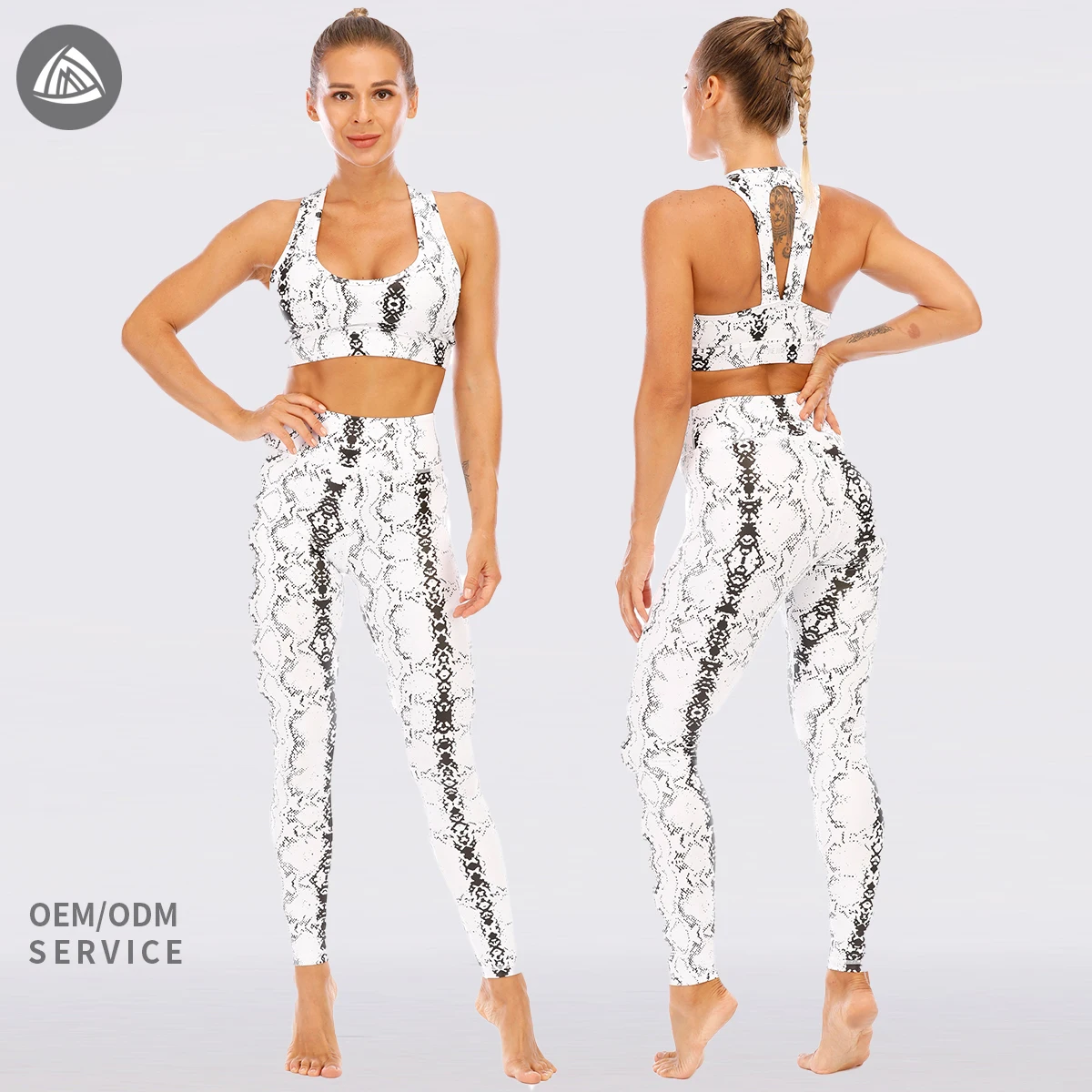 

Snake Printed Bra and Leggings Fitness Sports Suit Women Yoga Sets, Any color