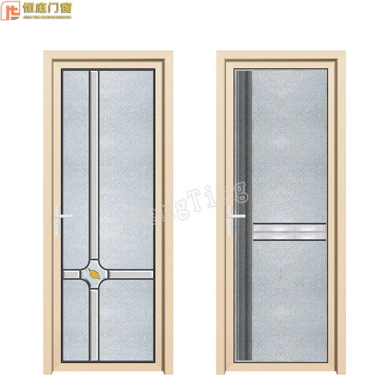 
model aluminum door bathroom china glass aluminum alloy swing door 