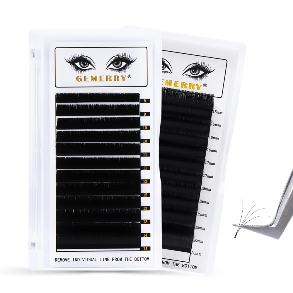 

Volume Eyelash Extensions Easy Fan Volume Lashes Premade Fans Rapid Blooming Lashes C Curl Self Fanning Individual Lashes