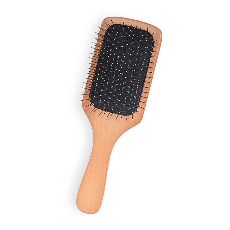 

Hair Brush-Natural Wooden Bamboo Brush and Eco Friendly Hairbrush for Women Men Health and Massage Scalp Treesmile high quality, Same as picture (natural wood color)