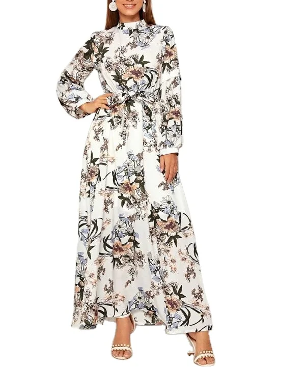 

Perfect Quality Custom Logo 1 Piece Order Woman'S Dress, Loose Casual Split Long Dress Woman'S Dresses, Customized color