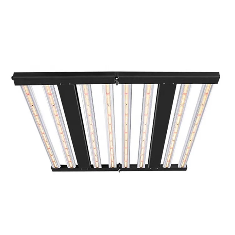 

8 Bars 2400umol/s Full Spectrum High PPFD 800W 960W 1000W Dimmable Led Grow Light For Greenhouse Plant