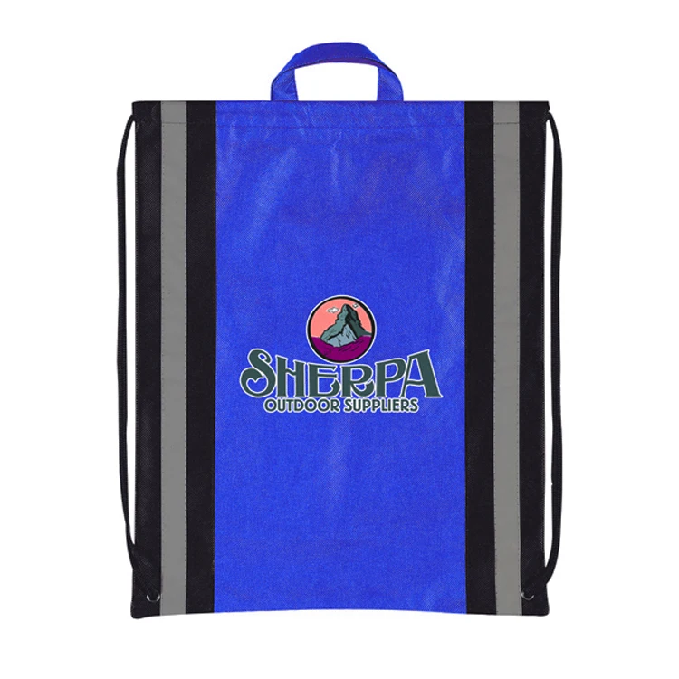 Wholesale Non Woven Bag Drawstring Outdoor Travel Drawstring Bag With