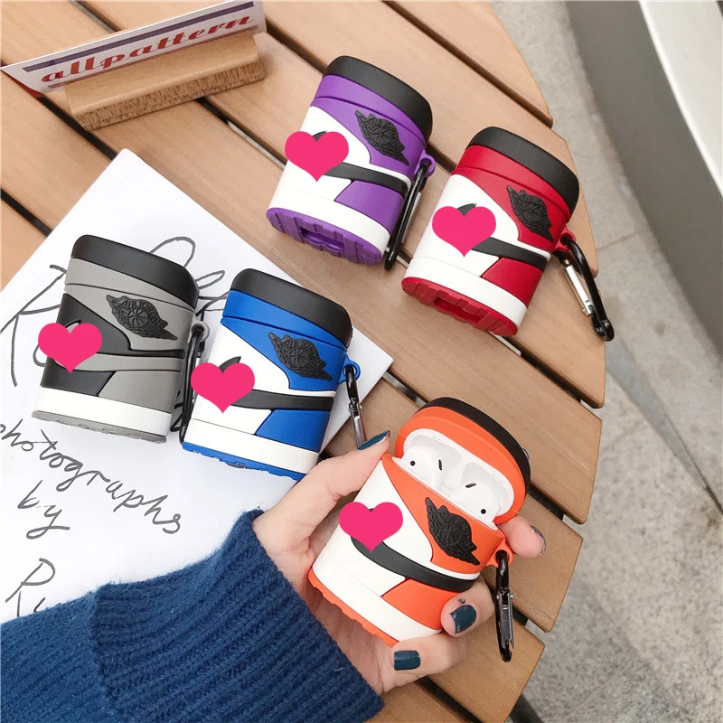 

A-J sneakers Air 2 earphone shell Air-Pods 1/2 wireless earphone case