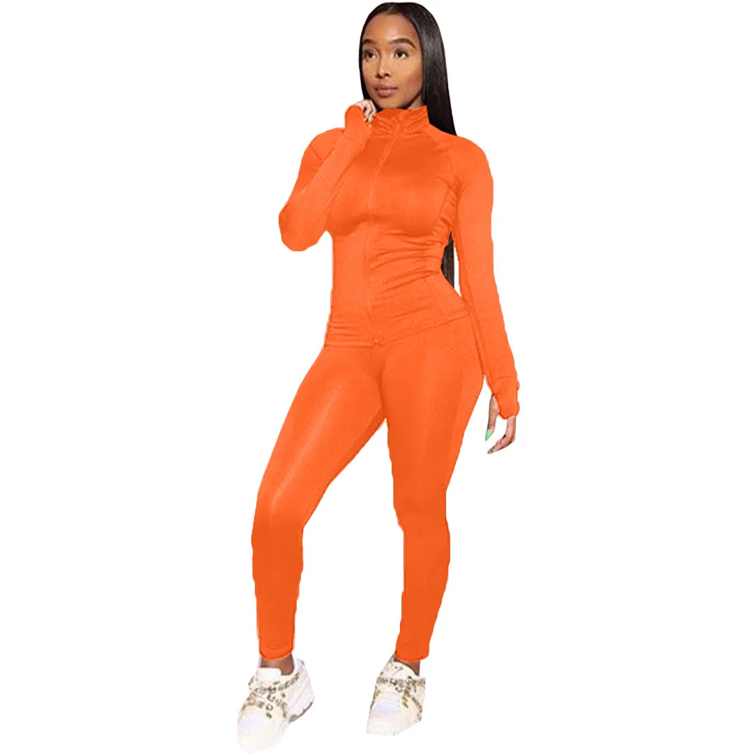 

Plus size women clothing 2021 autumn Fashion Casual Fall Long Sleeve 2 piece trousers Pants Women Two Pieces Outfits Set, Picture shows