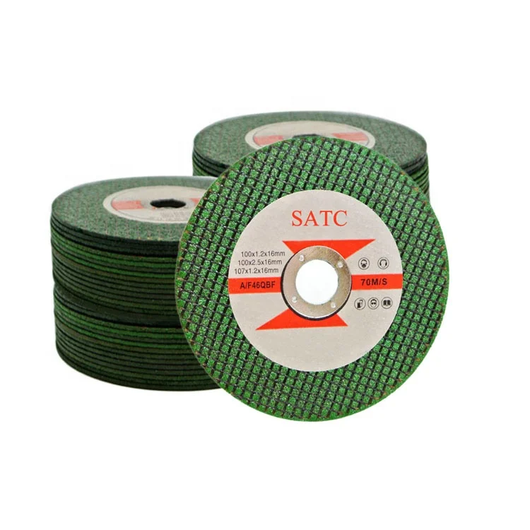 

SATC T41A 105x1.2x16mm Metal Special Gravel Cut off Wheel, Ultra Thin Double Net Cutting disc
