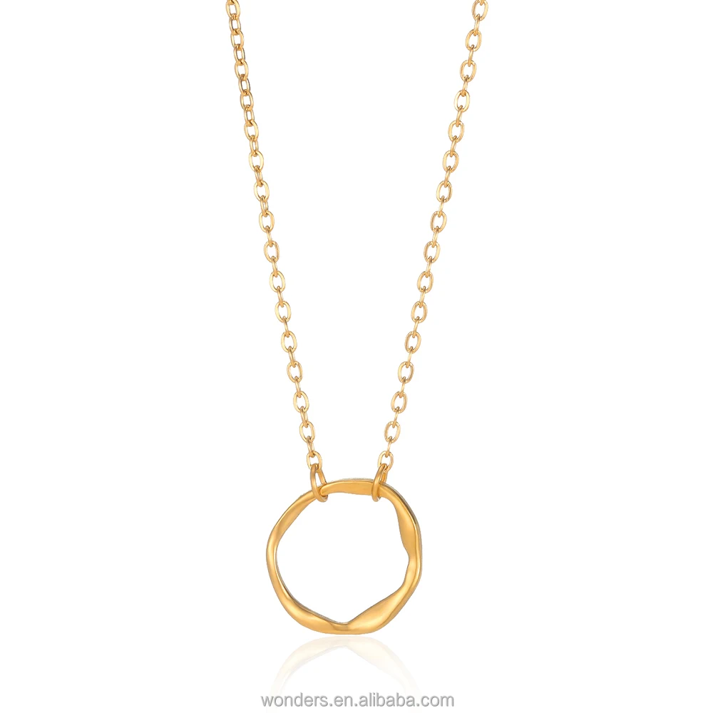 

Overlap Circles Pendant Necklace Ready To Ship Jewelry Stainless Steel Jewels For Women Accessory Female